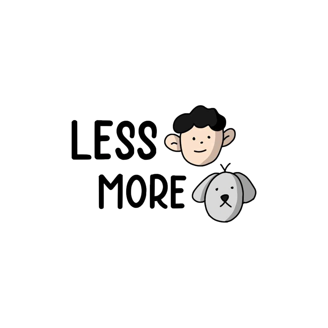 Less More Sticker
